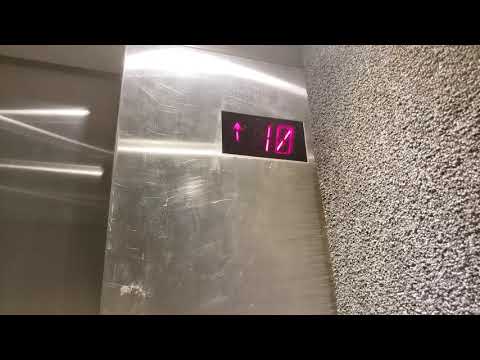 (HBD BC'sVators!) Schindler MT Traction Service Elevator at 1333 W Broadway. - Vancouver BC