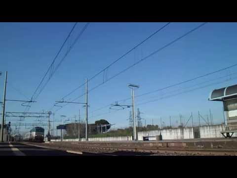 E656.091 sull' IC 705 Roma Termini - Taranto, in transito a Torricola