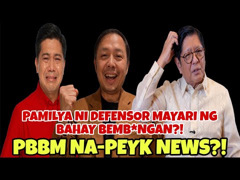 ANYARE MIKE DEFENSOR?! MAY BAHAY B3MB*NG4N PALA KAYO?! PBBM PEYK NEWS?