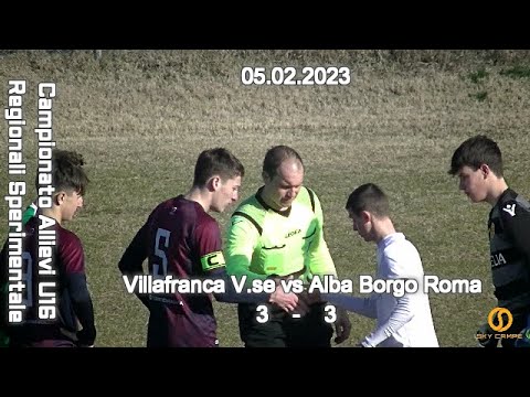 CAMPIONATO ALLIEVI SPERIMENTALI U16 VENETO – VILLAFRANCA V.SE vs ALBA BORGO ROMA  – 05.02.2023