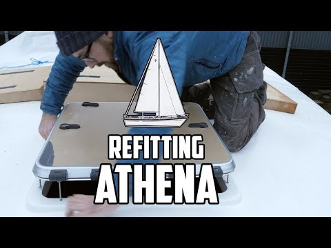 Sail Life - Installing the new hatches, part 2 - DIY boat refit