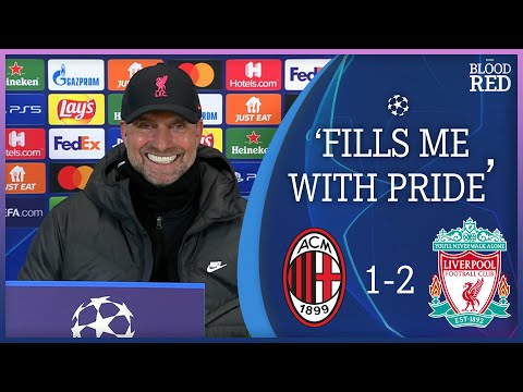 'Fills me with pride' | Jurgen Klopp reaction AC Milan 1-2 Liverpool | Press Conference