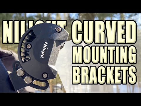 Nilight LED Pods and Light Bar, just how adjustable is the Curved Mounting Bracket?