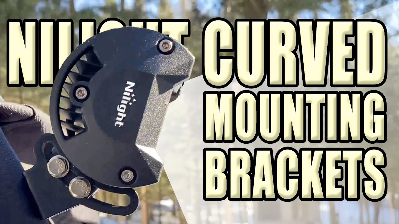 Nilight LED Pods and Light Bar, just how adjustable is the Curved Mounting Bracket?