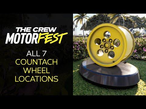 The Crew Motorfest - All 7 Countach Wheel Locations ("A.L. Wheels" Challenge)