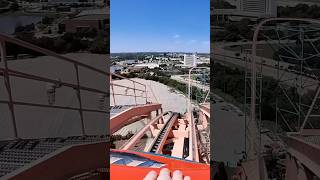 Download lagu ❗️POV: You’re riding Titan at Six Flags Over Texas #rollercoaster mp3