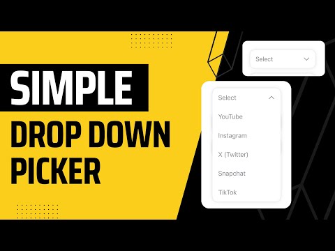 Simple Drop Down Picker - SwiftUI - Xcode 15 thumbnail