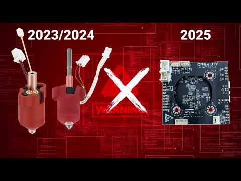 Don't make this mistake when replacing your hotend or PCBA - Creality K1 Series Compatibility Notes