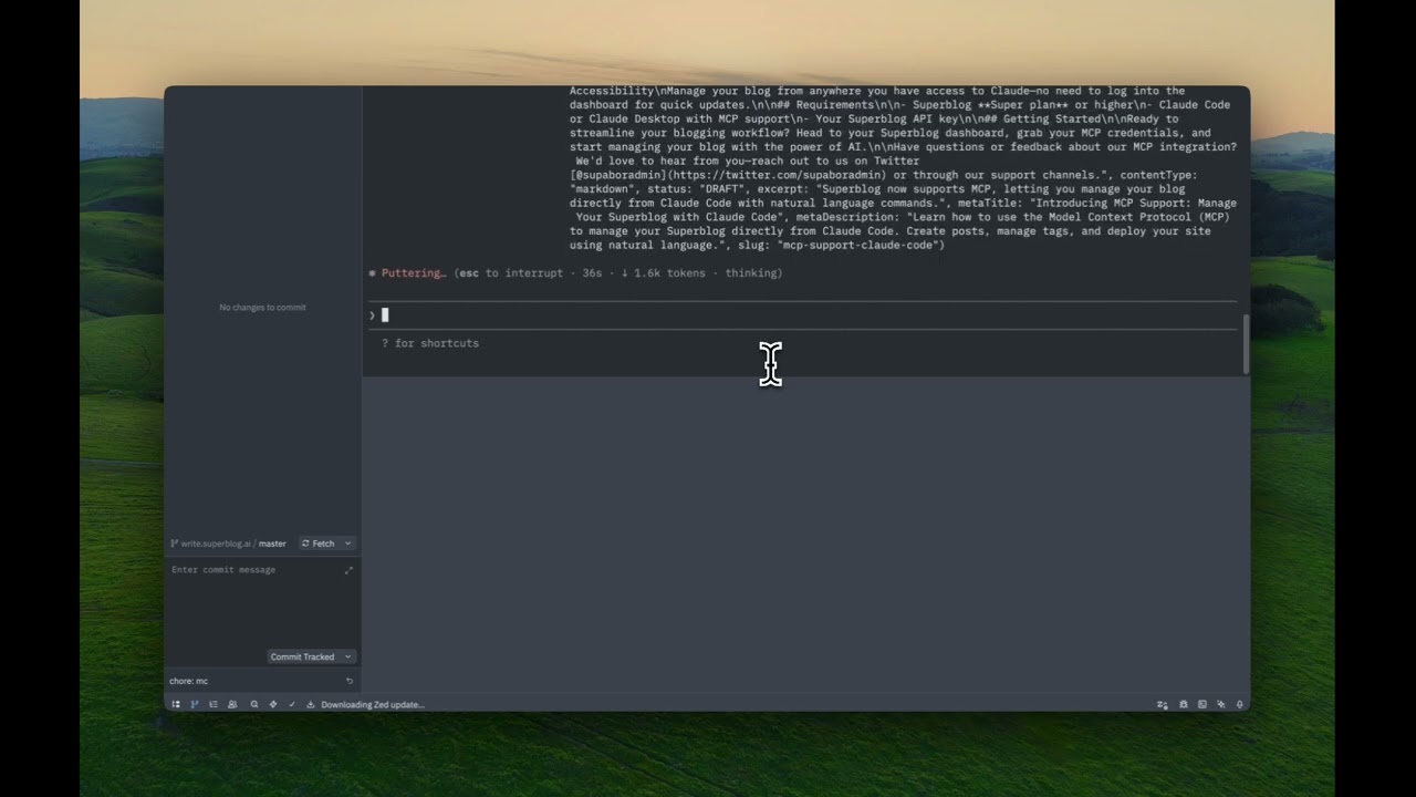 Introducing MCP Support: Manage Your Superblog with Claude Code