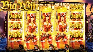 🏴☠️💎 BIG WIN Slot - Corsair Queen on SYNOT: Sail to Treasure & Glory! 🤑