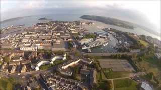 preview picture of video '750 feet above Stonehouse, Plymouth.'