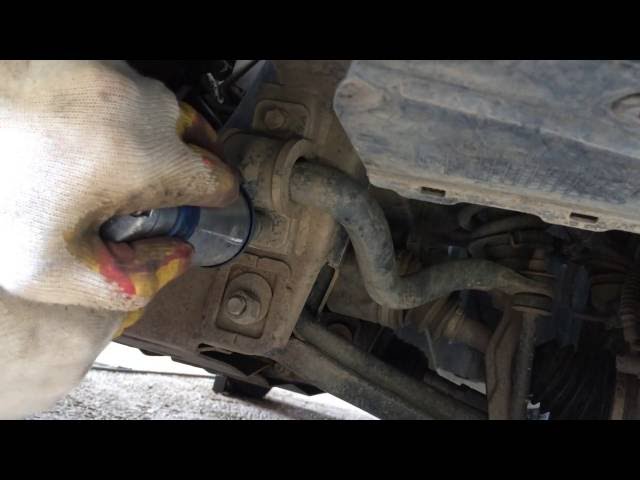 Замена Втулок Переднего Стабилизатора СаньЕнг Кайрон