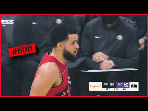 Fred VanVleet Drains his 600th 3-Pointer  | Raptors vs Kings  | Nov 19, 2021 | 2021-22 Season