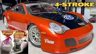 Real 4-Stroke🔥Nitro OS 26 Engine in Kyosho SuperTen - Check and Removal LIVE