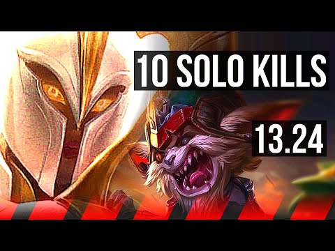 KAYLE vs KLED (TOP) | 10 solo kills, Quadra, Legendary | BR Challenger | 13.24
