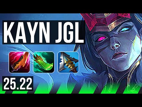 KAYN vs HECARIM (JGL) | 19/0/6, Legendary | NA Master | 25.22