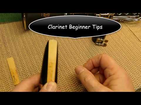 Beginner Clarinet tips Mouthpiece & Reed Assembly