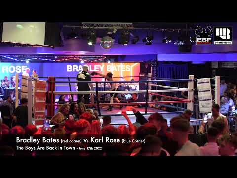 EBF Boxing - Bradley Bates (red corner) vs Karl Rose (blue Corner)