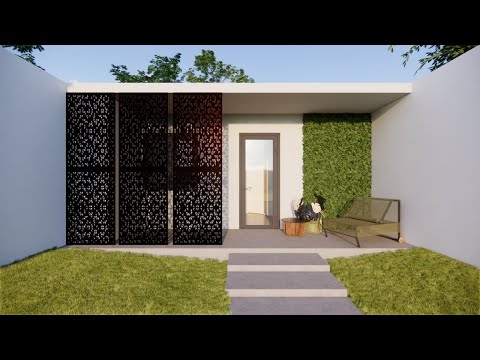 CASA PEQUENA 7 x 6 Metros - 42 m²