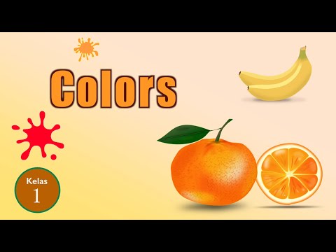 Kelas 01 - Bahasa Inggris - Colors | Video Pelajaran Sekolah K13