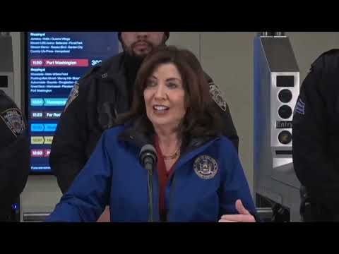 NYPD On Subway Trains