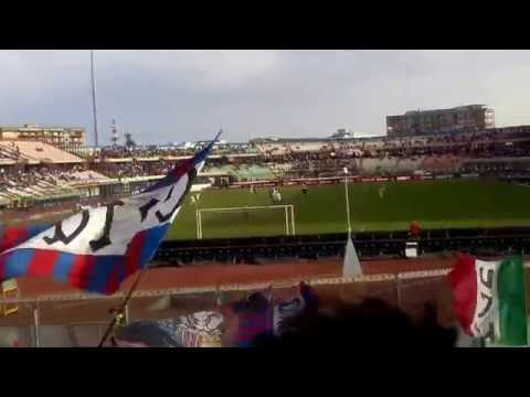 Catania lecce 2-0 finale partita Curva NORD