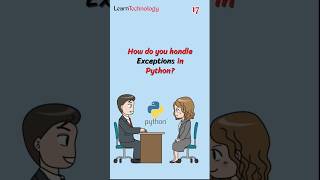 How do you handle exceptions in Python? #17 #python #pythontutorial