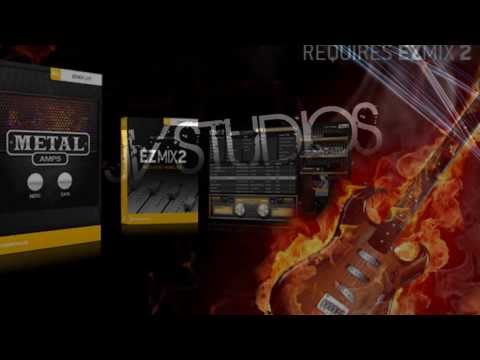 Metal test with EZmix pack Metal amps by Toontrack.
