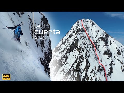 Die ultimative Freeride-Skilinie in den Pyrenäen (Pic du Midi)