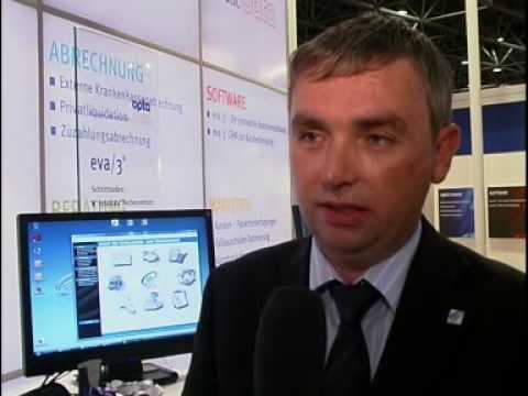 REHACARE 2008 opta data zeigt die Verwaltungssoftware EVA