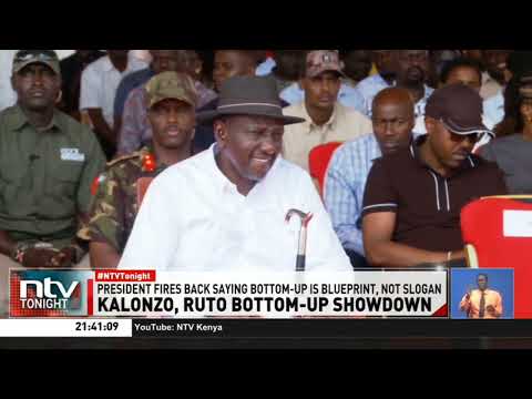 President Ruto fires back at critics, saying Bottom Up is a blueprint, not a slogan