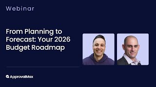 From Planning to Forecast: Your 2026 Budget Roadmap