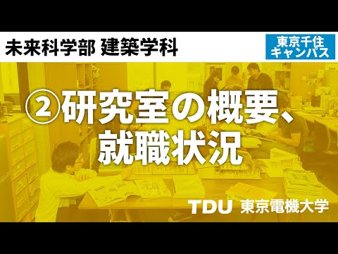②研究室の概要、就職状況【建築学科】