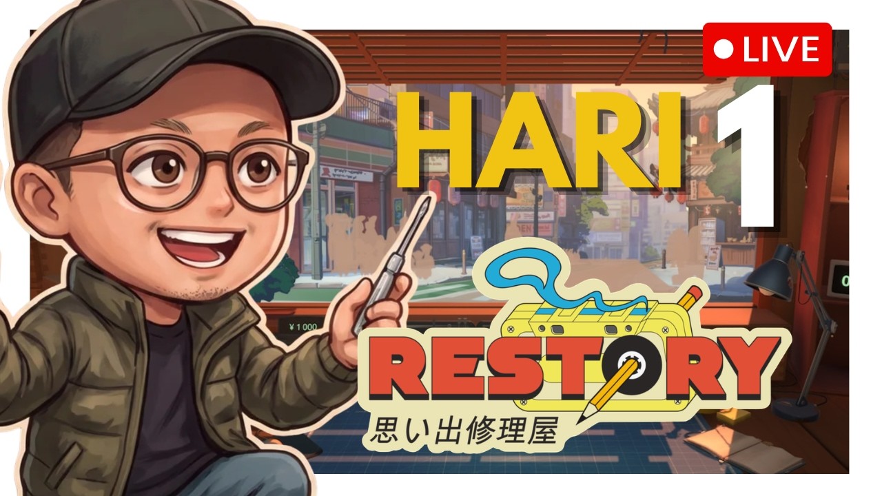 HARI PERTAMA BUKA BENGKEL RETRO || RESTORY
