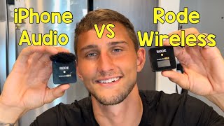 Rode Wireless Audio Test (Iphone vs Rode)