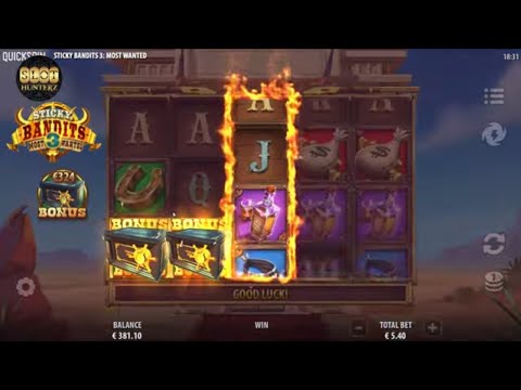 Sticky Bandits 3: Most Wanted Review & Bonus feature (Quickspin)