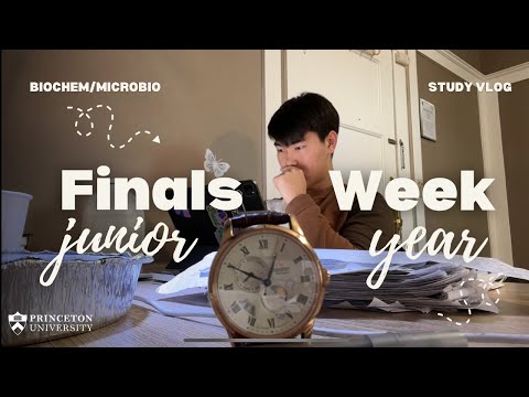 A Princeton Finals Week Junior Fall Edition (uni diaries ep 10: Biochem, microbio, pre-dental life)
