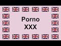 Pronounce PORNO XXX In English