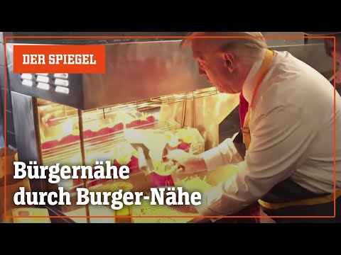 Trump-Auftritt bei McDonald’s | DER SPIEGEL