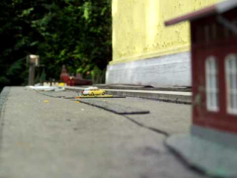 First train into the rebuilt Lövhöjden