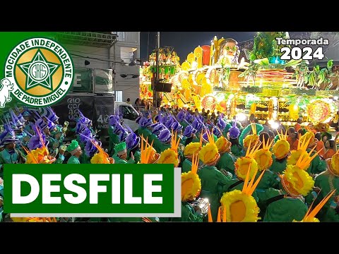 Mocidade 2024 | Bateria no Desfile | Samba ao vivo - #Desfile24