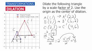 Dilations - Geometric Transformations
