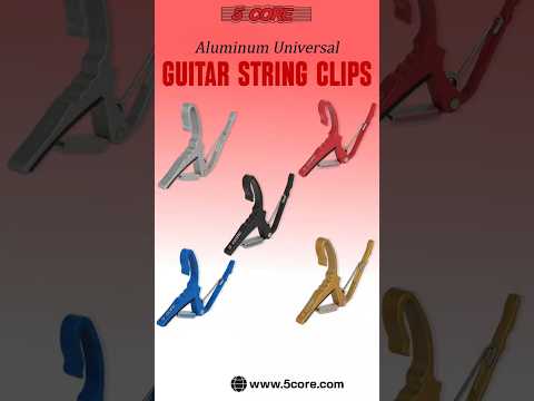 5 Core Capo Acoustic Electric Guitar 6 String Kapo Quick And Easy Adjustment Classic Clip For Banjo Mandolin Or Ukulele Capotraste Para Guitarra image 13