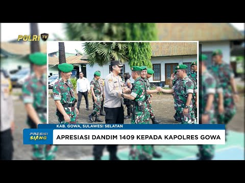 KAPOLRES GOWA HALAL BIHALAL DENGAN KODIM 1409