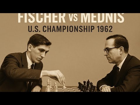 Bobby Fischer vs Edmar Mednis ◉ U.S. Championship 1962: Strategic Mastery Unleashed