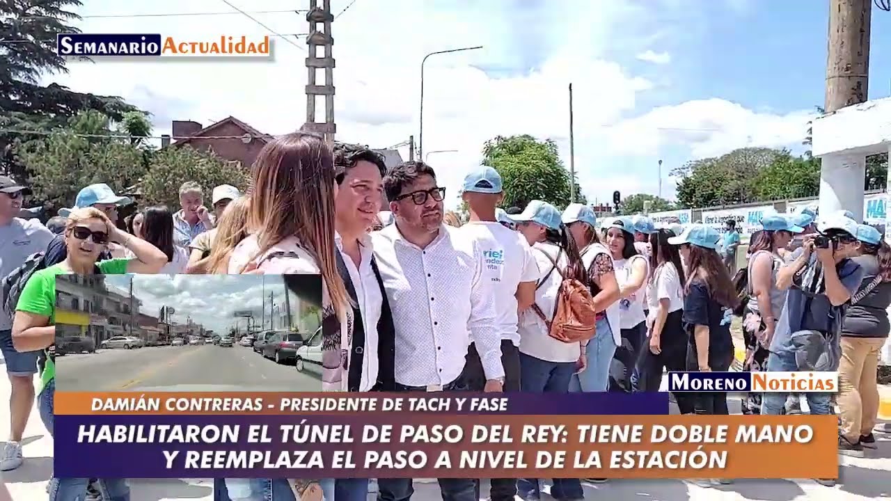 Paso Del Rey Habilitaron el túnel de Paso del Rey: Tiene doble mano y reemplaza el ...