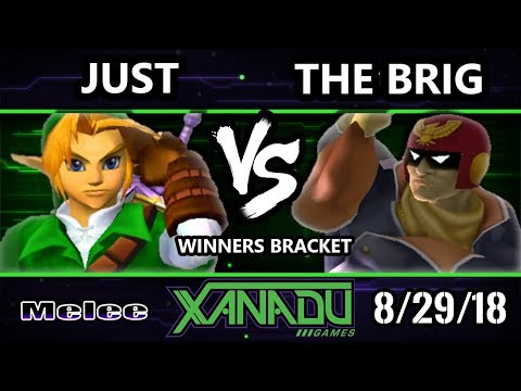 S@X 265 SSBM -  Just (Link) Vs.  The Brig (Captain Falcon) Smash Melee Winners Bracket