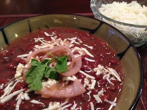Red Bean Soup "Salvadorian style"