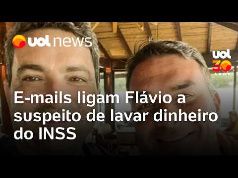 Flávio Bolsonaro dividia conta com suspeito de lavar dinheiro do INSS, indicam emails; entenda caso