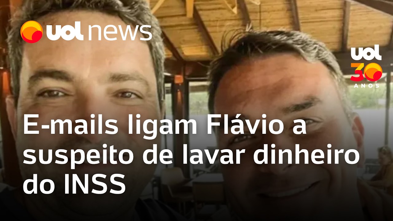 Flávio Bolsonaro dividia conta com suspeito de lavar dinheiro do INSS, indicam emails; entenda caso